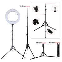 Anneau lumineux LED professionnel de studio de 21 pouces, température de couleur réglable, télécommande, trépied pour téléphone