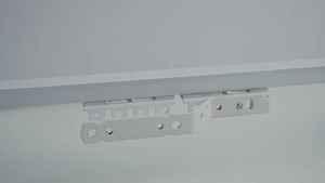 Traction-chaîne ouverte fermer rail de rideau manuel en alliage d'aluminium rail de rideau rail droit moderne silencieux - Product Image 4