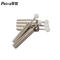Amortisseur hydraulique silencieux à fermeture douce en acier inoxydable galvanisé - Piston amortisseur pour meubles de maison et de bureau et couvercles de poubelles
