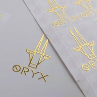 Étiquettes autocollantes personnalisées en métal imperméables à transfert UV, étiquettes en nickel, or, argent, électroformage pour parfum, soins de la peau, dentifrice