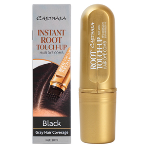 Stylo de retouche rapide pour cheveux, peigne colorant pour racines, pour femmes et hommes, correcteur de racines à usage unique, imperméable et résistant à la transpiration - Product Image 1