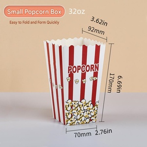 Custom Logo Square <b>Popcorn</b> Paper Cups <b>Popcorn</b> <b>Buckets</b> Foldable Food-Grade Paper Cups Snack and Bakery <b>Buckets</b> - Product Image 6