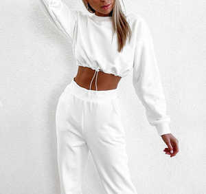 春秋白色运动鞋女式运动服时尚休闲女式运动衫和慢跑者女式运动服 - Product Image 4