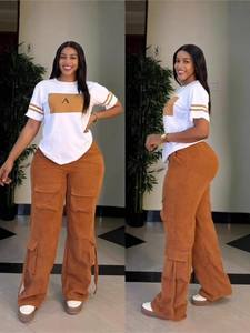 T-Shirt Estiva Traspirante da <span class=keywords><strong>Donna</strong></span> con Stampa Digitale Personalizzata Maglia Abbigliamento da Ragazza all'Ingrosso Set Casual Stampato da Lavoro - Product Image 5