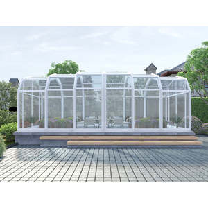 Venta Directa de Fábrica: Cubierta de <span class=keywords><strong>Piscina</strong></span> Moderna <span class=keywords><strong>con</strong></span> Domo de Vidrio Laminado de Seguridad, para Uso Residencial, Hoteles y Exteriores - Product Image 1