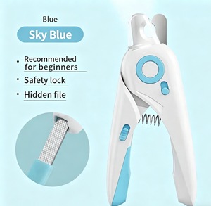 กรรไกรตัดเล็บสัตว์เลี้ยงแบบ LED พร้อมตัวป้องกันความปลอดภัย เครื่องมือกรูมมิ่งระดับมืออาชีพสำหรับสุนัขและแมว - Product Image 2