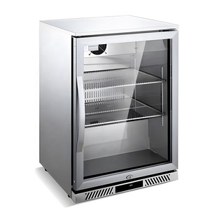 Nevera Portátil con Puerta de Vidrio, Enfriador de Bebidas Bajo Mostrador, Muy Popular - Product Image 1