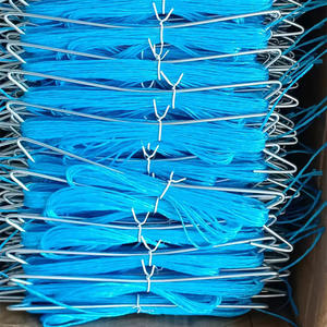 Crochets pour tomates de serre avec pinces à corde de 10m Support de crochet pour légumes Supports pour attaches de plantes - Product Image 4