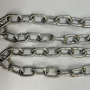 שרשרת DIN 766 סיטונאית מהמפעל - שרשרת חוליות טבעת ארוכה מגולוונת במגוון מידות 2 מ\\\"מ-20 מ\\\"מ - Product Image 3