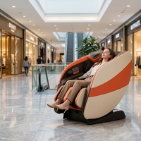 Fauteuils de massage commerciaux à rouleaux 2D pour le corps entier, avec pétrissage électrique, pour halls de centres commerciaux