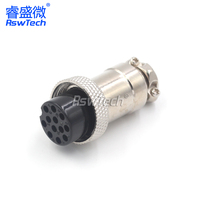 GX20-2/3/4/5/6/7/8/9/10/12P adaptateur de prise d'aviation magnétique Pogo Pin Dc Jack 5.5mm sma connecteur coaxial