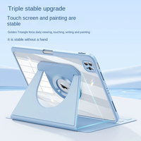 Coque magnétique pour iPad Air 4th 5th 10.9 Pro 11 12.9 13 pouces, coque arrière amovible rotative pour iPad 10 10th 10.2 9th 8th 7th Gen
