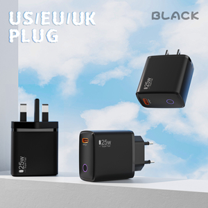 <span class=keywords><strong>Chargeur</strong></span> mural PD25W prise EU US UK chargeurs de téléphone portable <span class=keywords><strong>PC</strong></span> matériau ignifuge tête de charge rapide <span class=keywords><strong>chargeur</strong></span> type-c avec câble - Product Image 2