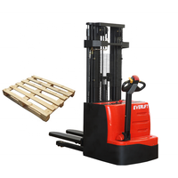 EverLIFT Chariot élévateur à palettes entièrement électrique 1,5 tonne, mât triplex 4,5 m, batterie au lithium CE pour entrepôt, mini transpalette, transpalette manuel