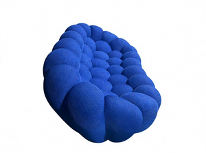 ब्लू बबल सोफा, रचनात्मक डिजाइन सोफे, लक्जरी आधुनिक लिविंग रूम फर्नीचर - Product Image 2