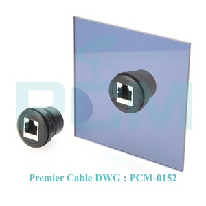 एलईडी लाइट Rj45 8p8c ईथरनेट जैक सॉकेट cat5 dmx512 प्रोग्रामिंग तापमान डिमर के लिए महिला लान कनेक्टर - Product Image 6