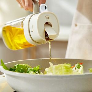 2024 New Trend Design 550ml Glass Oil <b>Pot</b> Oil Sprayer Pour & Spray Kitchen Cooking Olive Oil Dispenser Bottle With Handle - Product Image 3