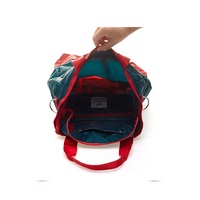 Bolsa de viaje plegable de alta calidad, bolsa de compras con cierre de cremallera, bolsa de lona de gran capacidad