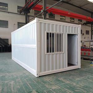 บ้านสําเร็จรูปคอนเทนเนอร์แบบพับได้ขนาด 20 ฟุตแบบพกพาพร้อมทํามือถือพับได้พร้อมห้องน้ํา - Product Image 2