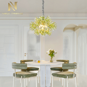 Lampada a Sospensione LED in Vetro di Murano Stile Italiano Creativa a Forma di Fiore per Ristorante Moderno Soggiorno Hotel Villa - Product Image 5