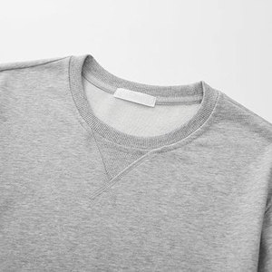 Hot Sale Wholesale <b>Men</b> Sweatshirt <b>Top</b> Trendy Casual Wear Plain Fashionable <b>Long</b> <b>Sleeve</b> <b>Men</b> Sweatshirt With Customized Logo Print - Product Image 3