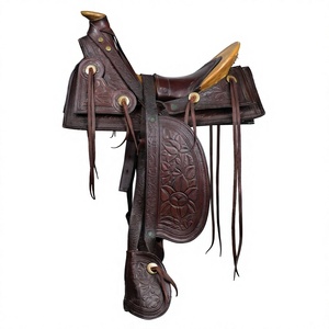Alfombras para Caballos de Cuero Genuino de Búfalo, Estilo Europeo, con Diseño Grabado a Mano, Tendencia Ecuestre, para Sillas de Montar Inglesas y Caballos de Carreras - Product Image 6