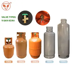 Top standard cooking excellent 12.5 kg domestic lpg gas cylinders 12.5 kg lpg gas cylinder 26.5l propane tank export to haiti