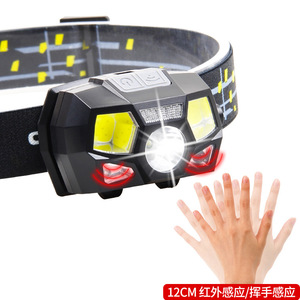 Linterna Frontal LED Recargable, Ligera y Ajustable, con Sensor de Gestos, para Pesca y Actividades al Aire Libre - Product Image 3