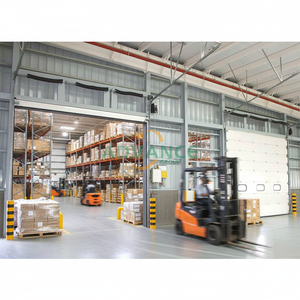 Porte industrielle basculante, Porte industrielle sectionnelle en acier sandwich de Guangzhou, Porte industrielle sectionnelle en acier sandwich de Guangzhou - Product Image 1