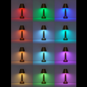 Thay Đổi Màu Sắc Tâm Trạng Bàn Ánh Sáng Phòng Khách Phòng Ngủ Đầu Giường Khách Sạn Ăn Thanh Trang Trí Thép Không Gỉ <span class=keywords><strong>LED</strong></span> Không Dây Bảng Đèn - Product Image 3