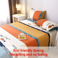 Parure de draps en coton 100 % personnalisée en gros – Draps-housses et draps plats super doux pour lits Queen et King Size