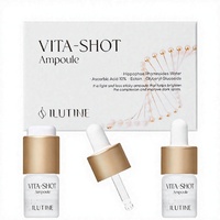Sérum Liquide Éclaircissant Alpha Arbutine Acide Hyaluronique Ampoule Vitamine C Hydratant Visage Teint Lumineux Léger
