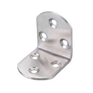 Support d'angle en acier inoxydable 201, connecteur d'angle en forme de L pour la fixation de meubles et de cloisons - Product Image 3