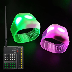 Bracelet créatif à activation <span class=keywords><strong>sonore</strong></span> DMX, Programmable, à led, activé par le son, fête, Concert, bracelet à led - Product Image 6
