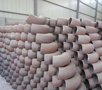 Coude en acier au carbone ASTM A234 WPB ASME B16.9 90 degrés LR Sch40 pour connexion de pipeline pétrolier et gazier