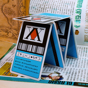 Anime <span class=keywords><strong>Hunter</strong></span> X <span class=keywords><strong>Hunter</strong></span> carta di licenza Cosplay Hisoka Kurapika klua Zoldyck collezione di carte PVC accessorio - Product Image 5