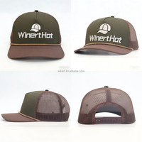 Gorra de béisbol de malla transpirable OEM para verano, visera ligeramente curvada, camuflaje, Richardson 112, gorras trucker, gorras deportivas para exteriores