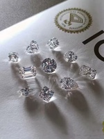 Stok Asscher Kesim IGI CVD/HTPT Elmas 1CT-5CT Yüksek Kalite Laboratuvarda Yetiştirilmiş Elmaslar Çoklu Boyutlar /IGI Sertifikalı Mücevher Renk D