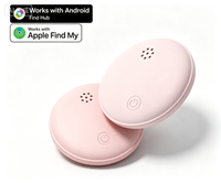 Traceur GPS BLE avec batterie CR2032 remplaçable, compatible avec Apple Find My et Google Find Hub, système double, localisateur intelligent pour animaux de compagnie