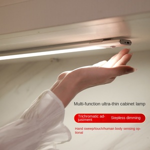 Ultra-Thin Rechargeable Wireless LED Night Light <strong>Motion</strong> <strong>Sensor</strong> Closet Lighting Home Cabinet Kitchen Stair Room Use ACryl