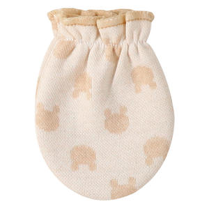 Gants <span class=keywords><strong>de</strong></span> protection faciale anti-rayures en pur coton pour nouveau-nés, respirants et anti-morsures, petite taille, articles pour bébés - Product Image 5