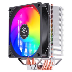 SNOWMAN C400 ARGB 4 핀 1Fan 120 실버 버클 후킹 스타일 오리지널 Alu 과열 방지를 위해 가장 저렴한 CPU 쿨러 - Product Image 1