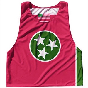 Maillots de crosse réversibles personnalisés Sublimation 100% Pinnies de crosse en polyester - Product Image 3