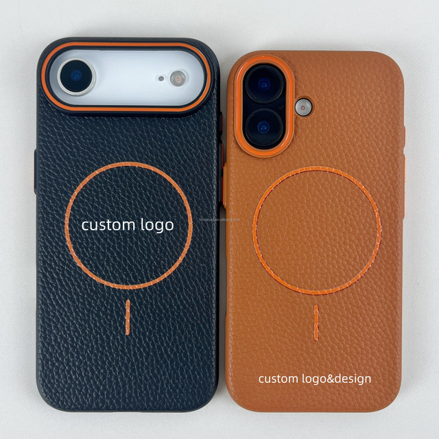Wireless Charging Custom Mobile case for iPhone 16 17 Pro Max Magnetic Luxury Phone Accessories for iPhone 17 16 15 14 13 12