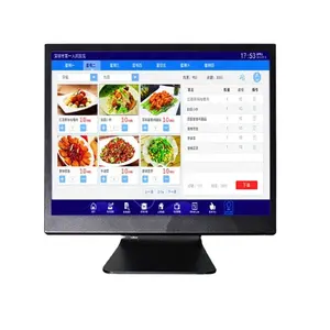 Hot sell 15inch restaurant touch screen pos machine with free software