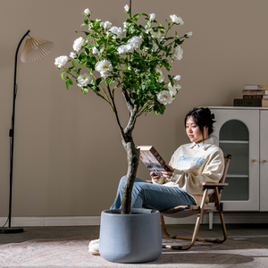 Arbre à roses artificiel de 1,5 m, nouveau produit, haute qualité, décoration rose pour intérieur/hôtel/café/bureau/mariages/banquets - Product Image 2