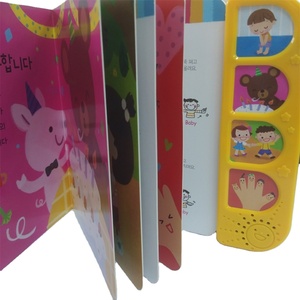 <span class=keywords><strong>Libro</strong></span> interactivo de tapa dura para niños con botones de música Cat and Bear Story para niños Papel de <span class=keywords><strong>audio</strong></span> educativo Impresión offset - Product Image 5