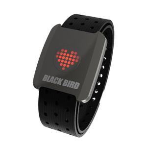 Monitor de Ritmo Cardíaco Black Bird HR5, Pulsera Impermeable IPX7 con Batería Recargable, BLE ANT+, Rastreador de Actividad Física para Correr y Ciclismo - Product Image 1