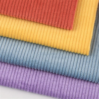 Vente en gros de tissu velours côtelé 9W avec motif à rayures ignifuge pour vêtements canapé jouet maison Textile sacs accessoires