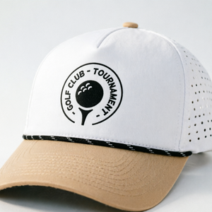 Casquette de baseball pré-courbée en toile de corde du Vietnam, vierge, personnalisable, snapback, pour l'extérieur, 5 panneaux, pour adulte - Product Image 2